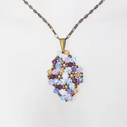 Pendant 45cm - Shea Rhombus S-Bronze Chain - Pendant 45cm - Laiton bronze